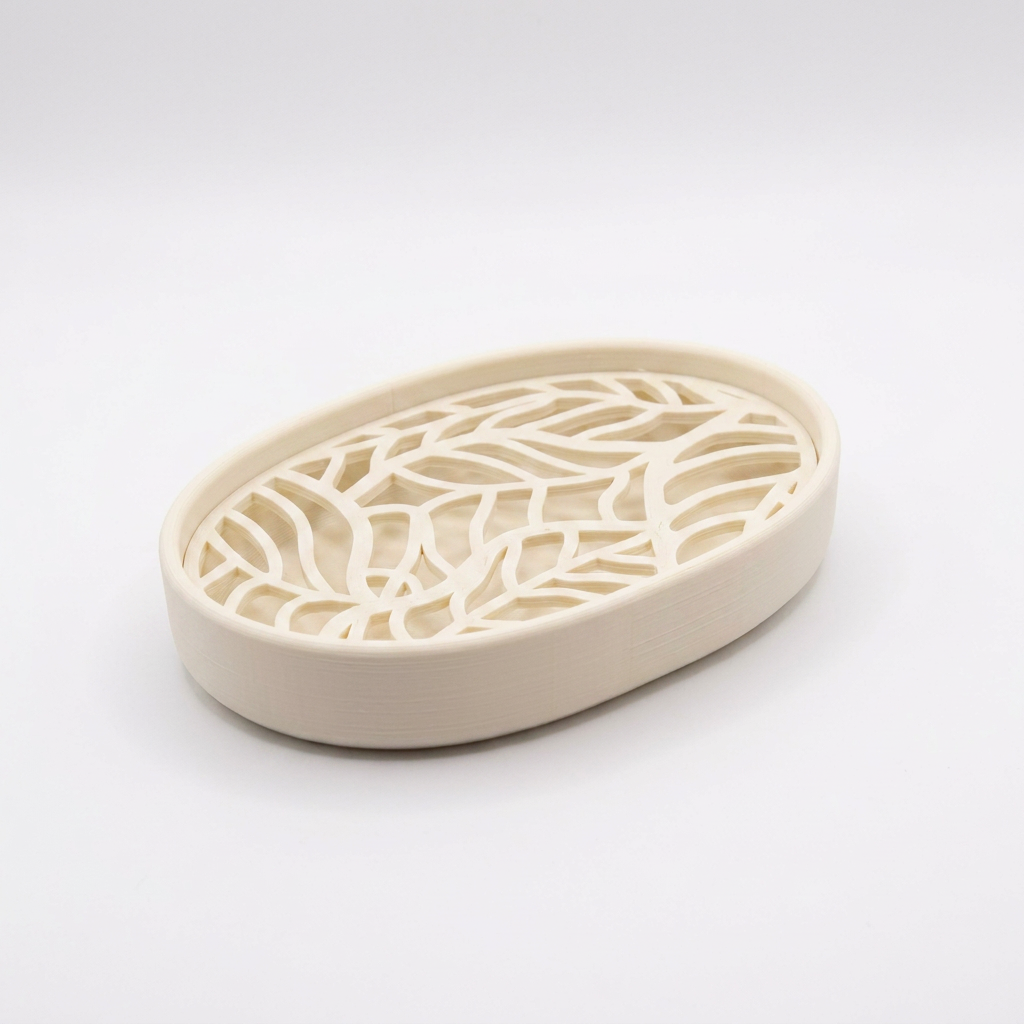 Soap Dish Removable Inserts Cream