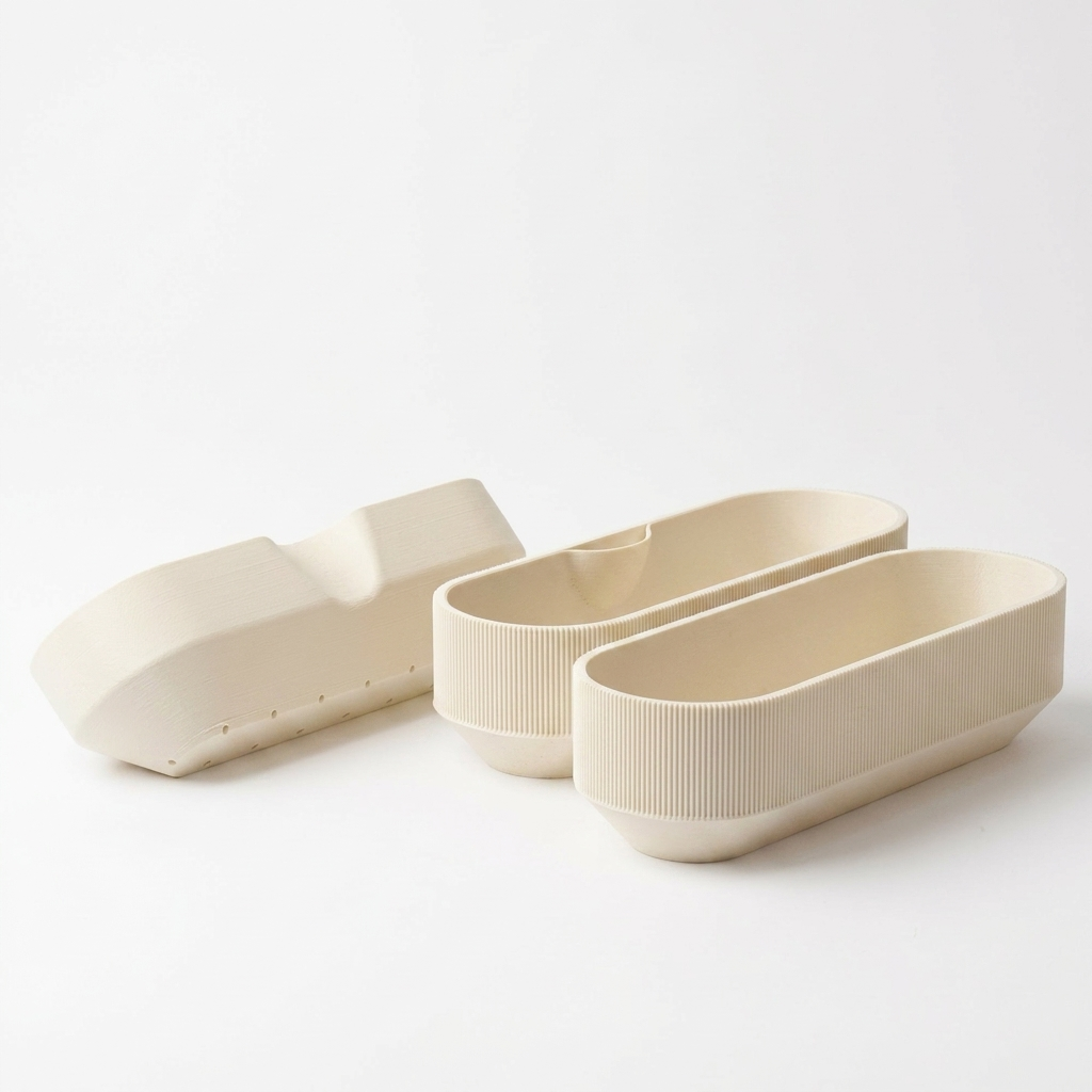 Triple Planter Cream