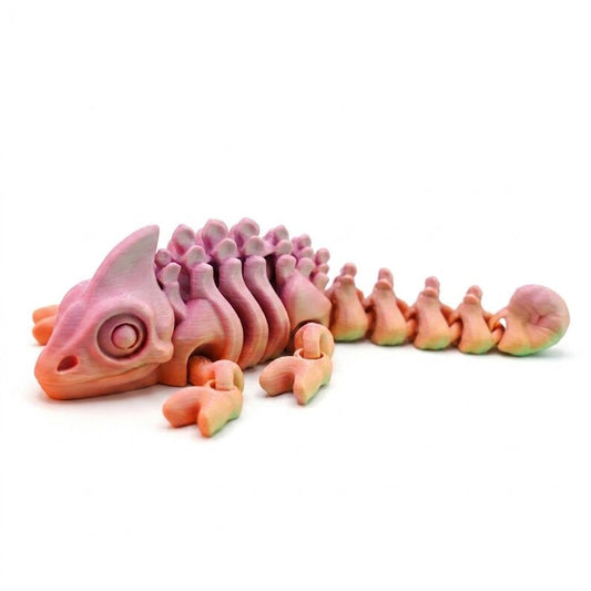 Articulated Skeletal Chameleon posed