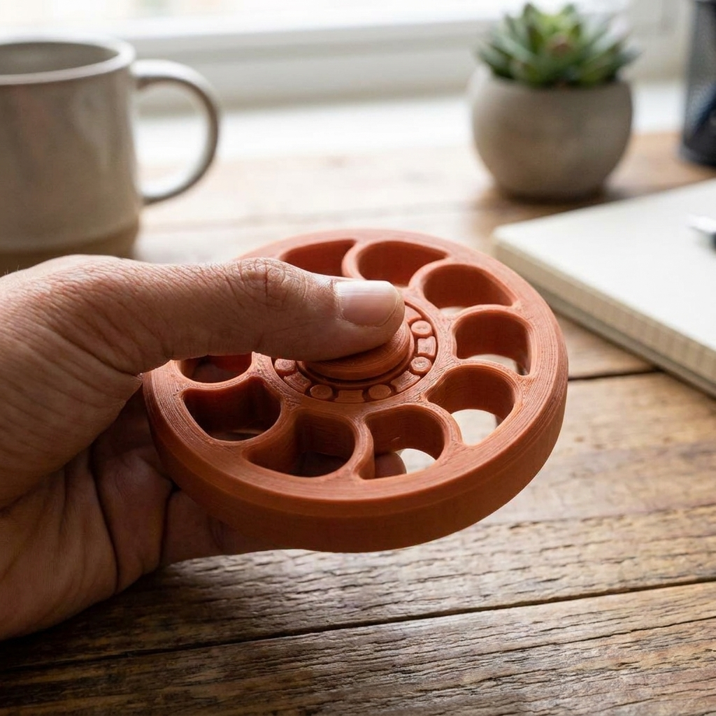 Extreme Bearing Fidget Spinner Terracotta
