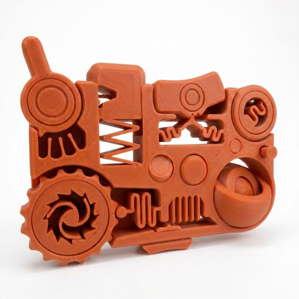 12-in-1 Ultimate Multi Fidget Toy Terracotta