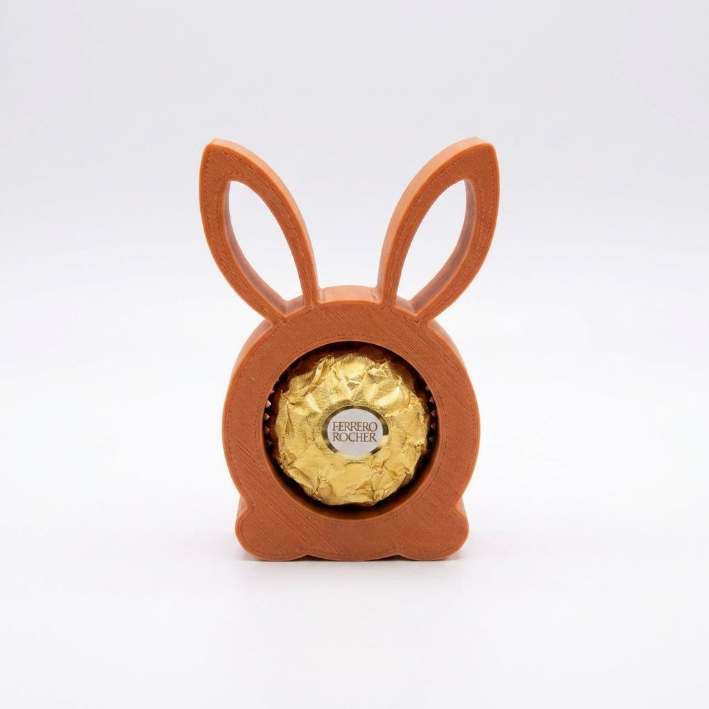 Easter Bunny Ferrero Rocher Holder Terracotta