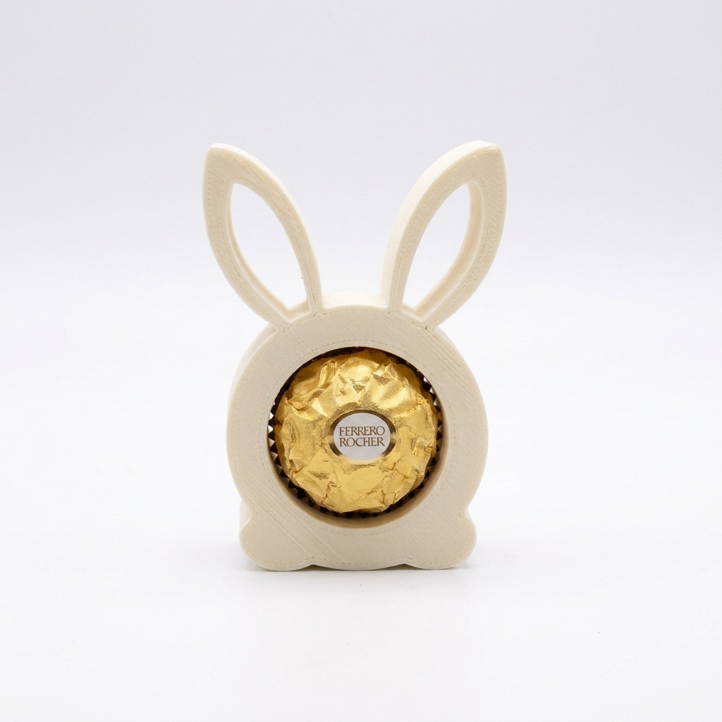 Easter Bunny Ferrero Rocher Holder Cream