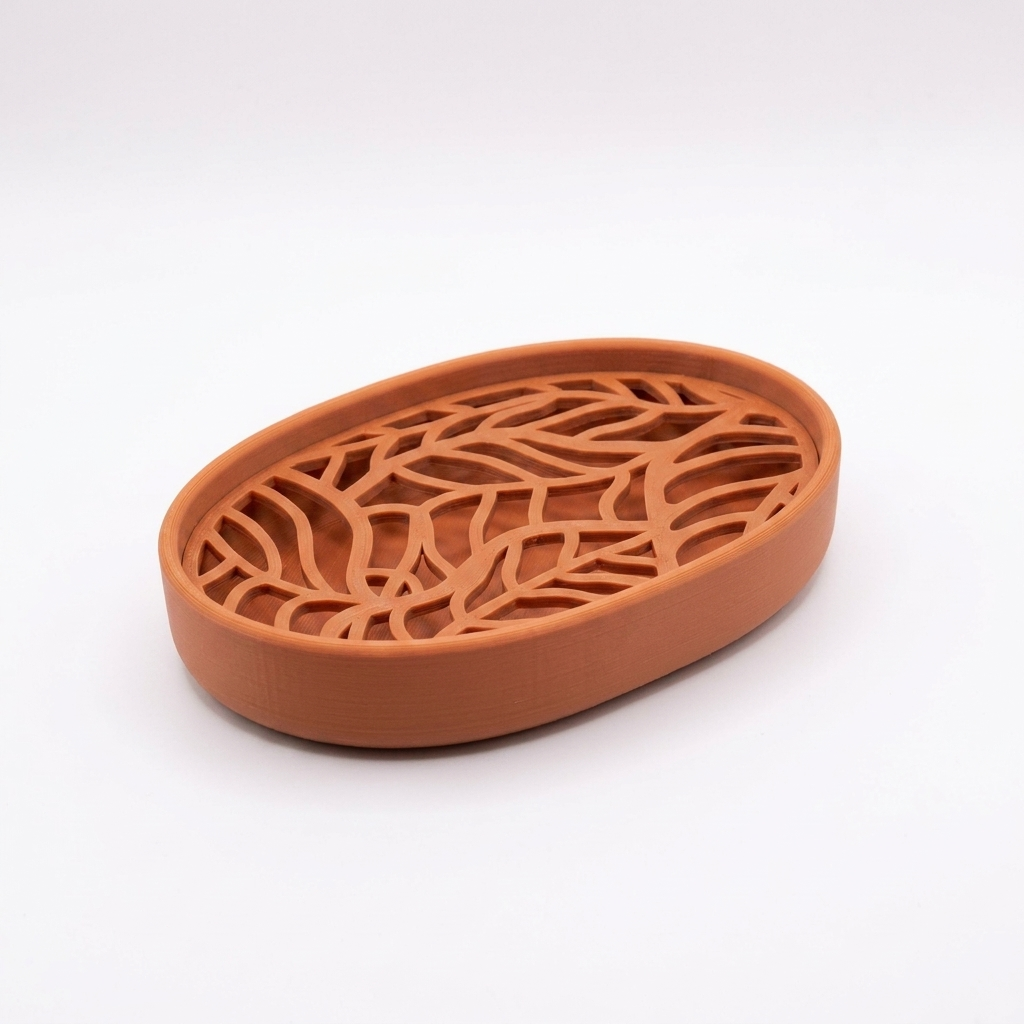 Soap Dish Removable Inserts Terracotta