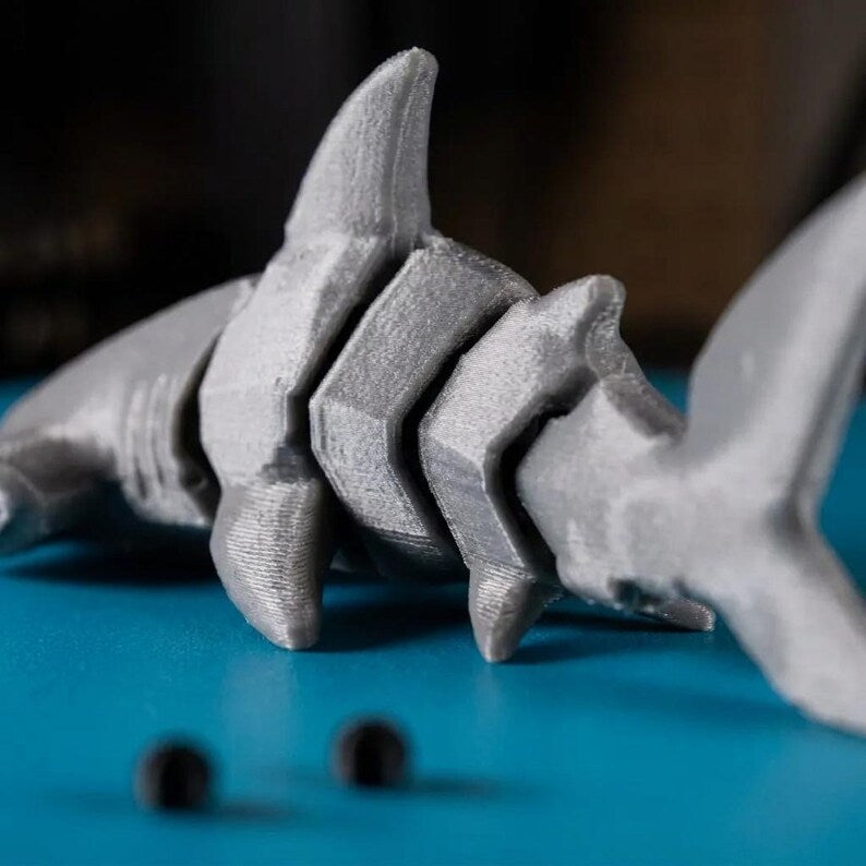 Flexi Hammerhead Shark in hand