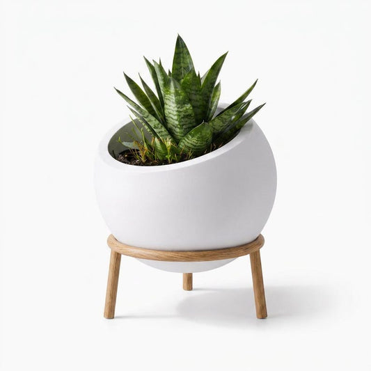 Spherical Planter with Stand
