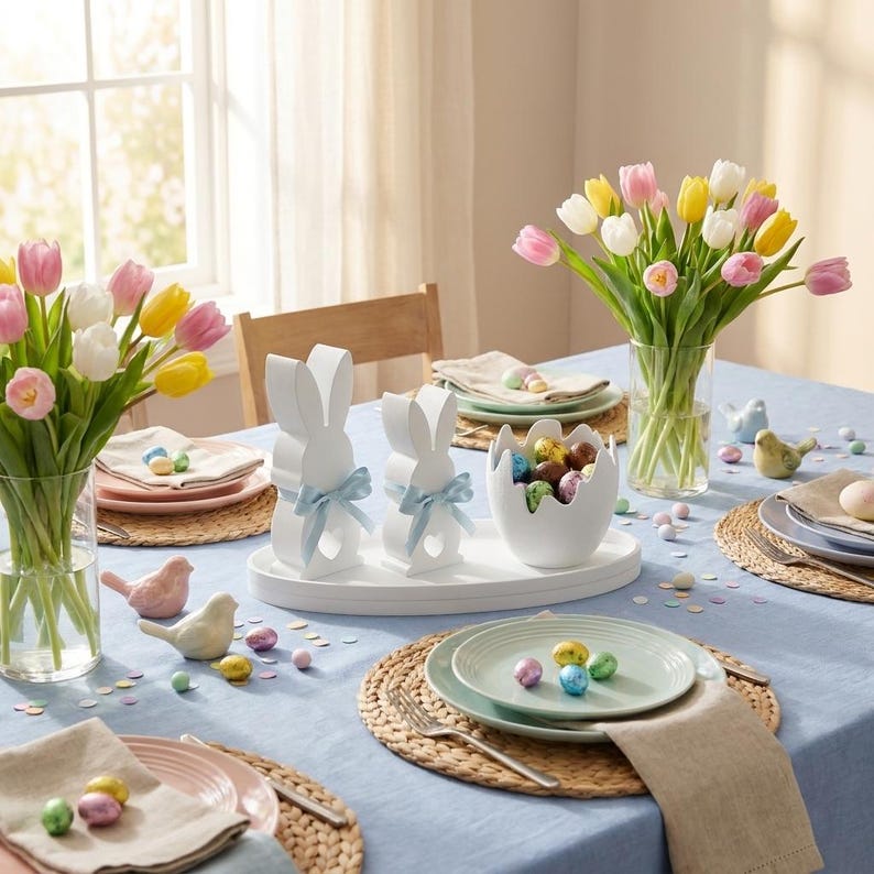 Easter Bunny Decor Set full