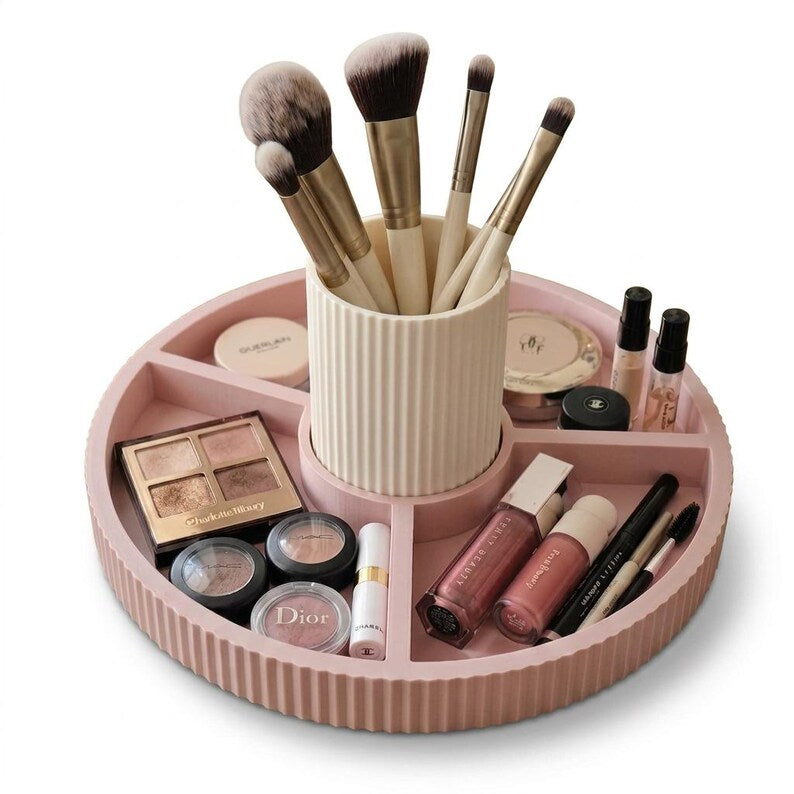 Ribbed Modular Vanity Tray