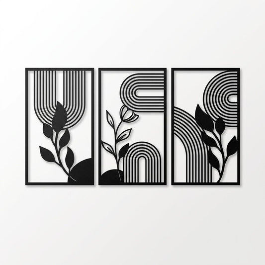Boho Botanical Trio Wall Art