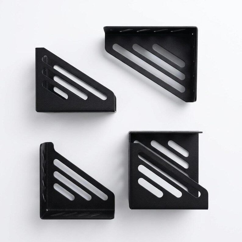 Double-Rotation Shelf Brackets