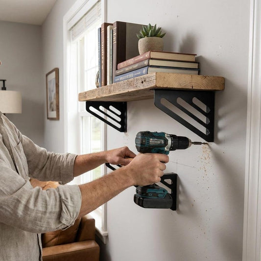 Double-Rotation Shelf Brackets detail