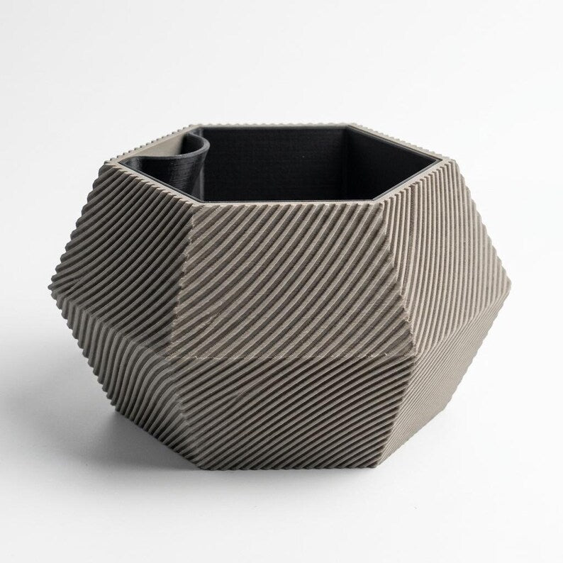 Geometric Self-Watering Planter
