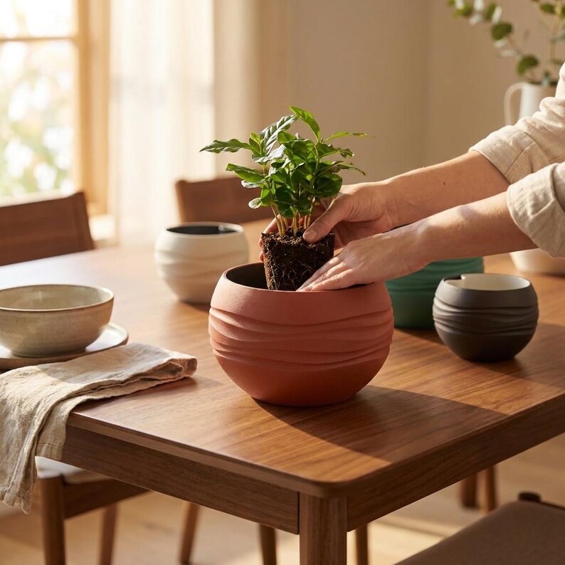 Modern Flow Planter styles