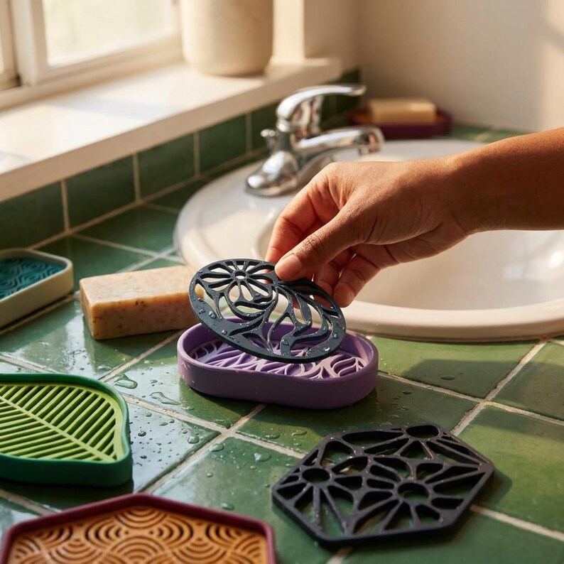 Soap Dish Removable Insert detail