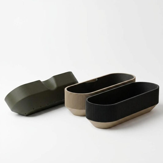 Triple Planter Modern Self-Watering Pot