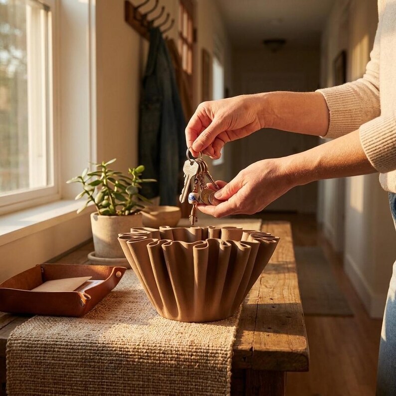 Wavy Bloom Vessel in use