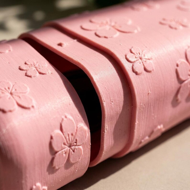 Floral Sunglasses Case open