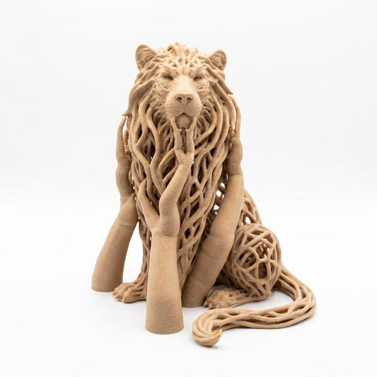 Voronoi Rootwoven Lion