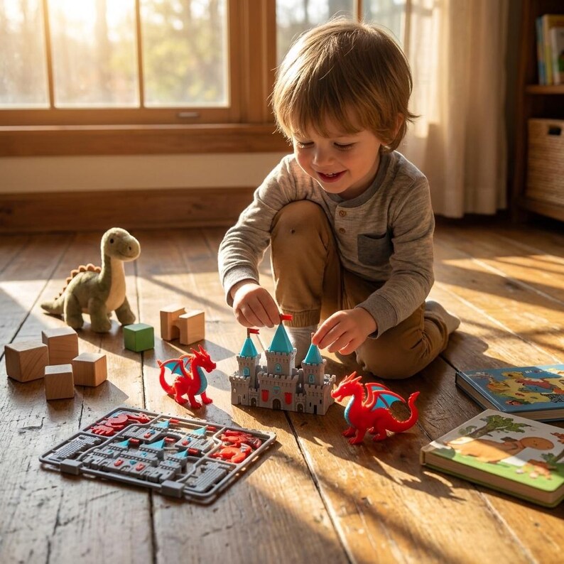 Dragon Castle Playset assembled