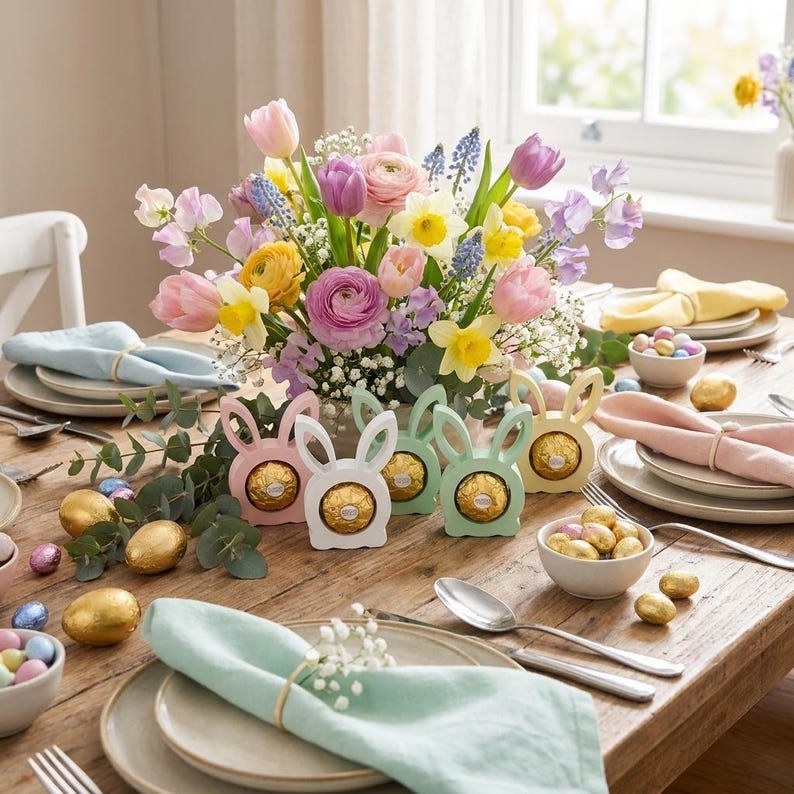 Easter Bunny Holder with candy